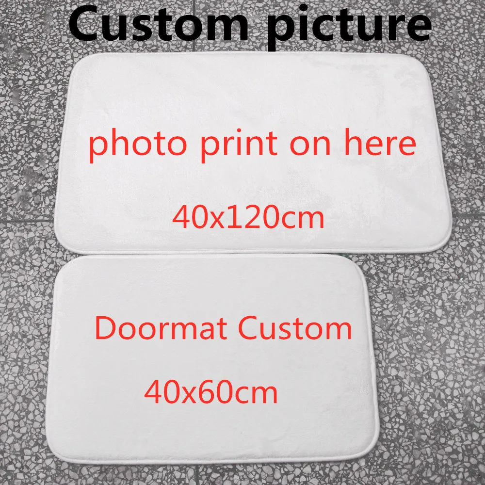 

Doormat Custom Printed Door Mat Anti-slip Door Mat Bathroom Kitchen Floor Mat Carpets Rug Indoor DIY Customized Doormat