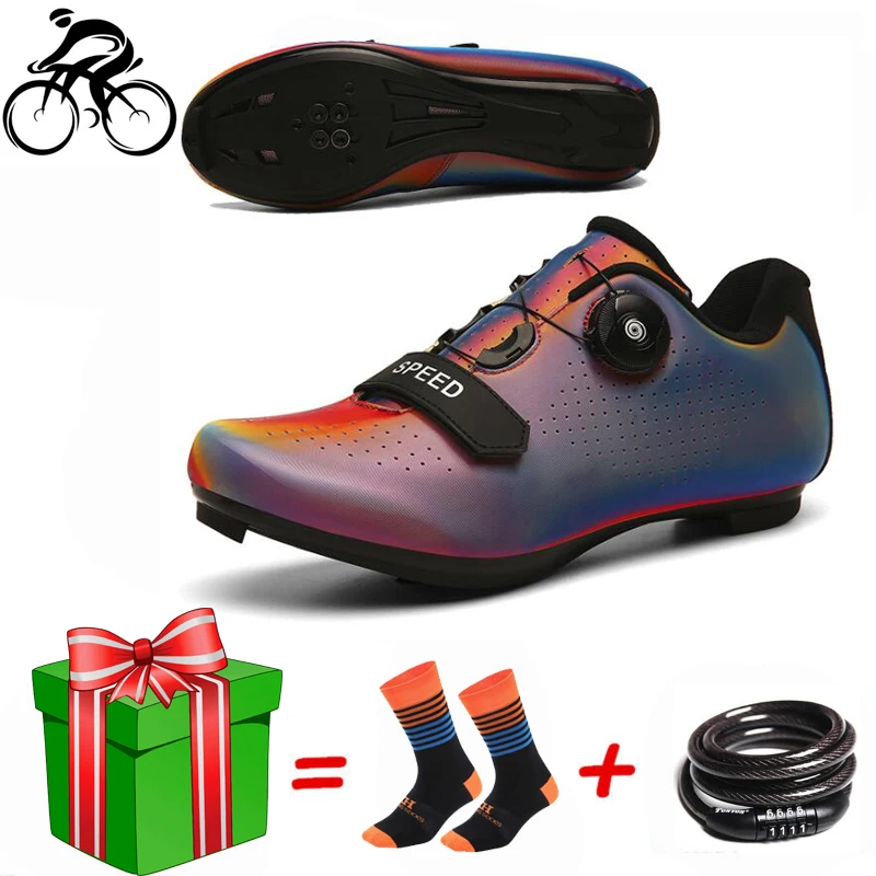 

Сверхлегкие кроссовки для мужчин и женщин, самоблокирующаяся дорожная обувь для езды на велосипеде, профессиональные спортивные