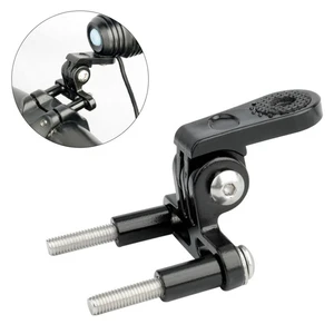 Bicycle Headlight Mount Adaptor Bicycle Headlight Holder Front LED Lamp Buckle Quick Mount & Release Adaptor Bracket Cycling Par