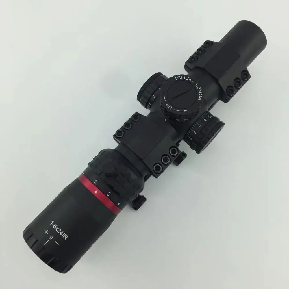 1 5X24IR быстрый фокус короткий прицел оптика падение для внешнего снайпера