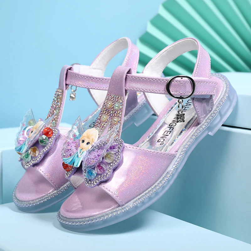 

Girls Pink Sandals Cartoon Fashion Princess Shoes Sandals for Teenagers Girls Toddler Sandals Party Shoes Girls Sandals