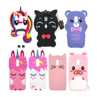 for samsung j4 case for samsung j6 3d cat unicorn bear cartoon soft silicone phone back case cover for samsung galaxy j8 2018