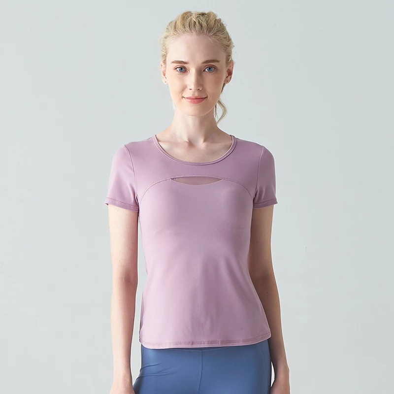 Женские футболки жилет для йоги девушек короткий рукав топ спортивные рубашки