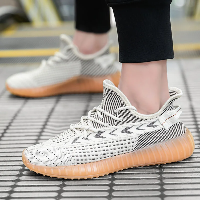 

casual running non-slip wear-resistant, breathable, lightweight sweat-absorbent and deodorant Men's shoes, sports flying shoes