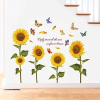 removable creative flower wall decal diy flowers wall decor floral wall peel and stick sticker for girls teens nursery room