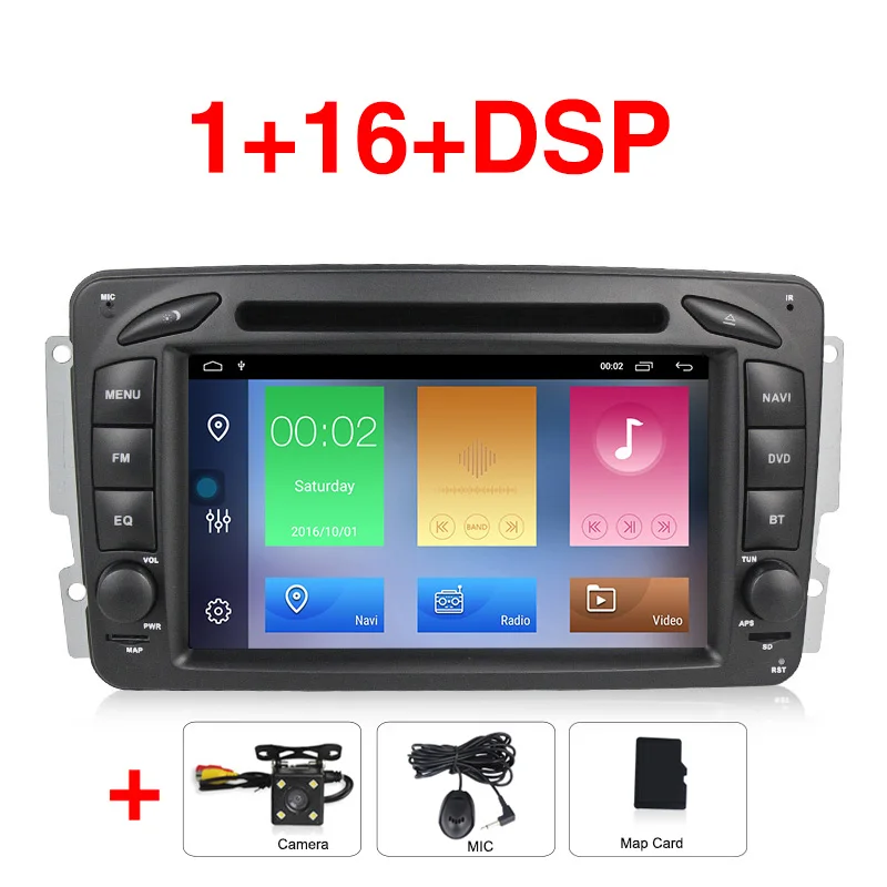 2din Android 9,1 автомобильный dvd мультимедийный плеер gps для Mercedes Benz W209 W203 W168 M ML W463 Viano W639 Vito Vaneo радио FM RDS USB - Цвет: Car dvd camera
