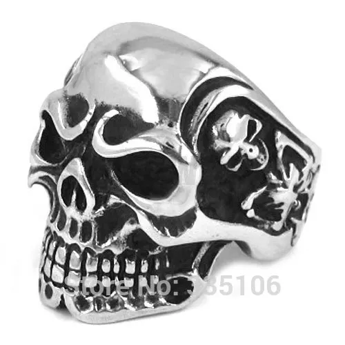 Оптовая продажа кольцо Kapala с черепом ювелирные изделия из нержавеющей стали