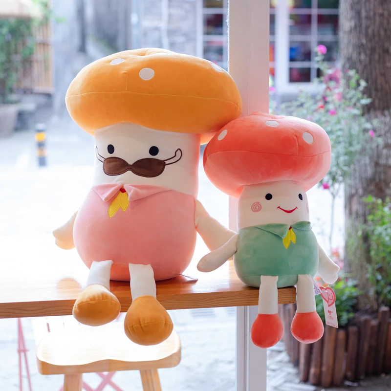 

20-70cm Cartoon Mushroom Shaped Pillow Stuffed Soft Back Cushion Funny Mushroom Gifts For Kids Birthday