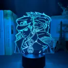 Акриловая 3d лампа, аниме JoJo, невероятные приключения, для спальни, декоративный светильник, подарок на день рождения, манга jojo, светодиодный ночсветильник Jotaro Kujo