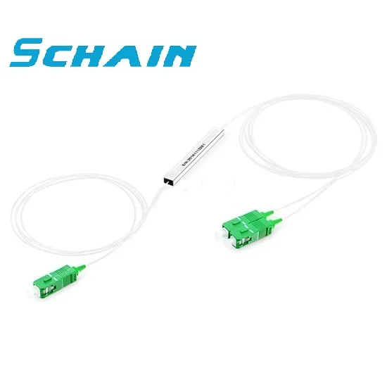 PLC Fiber Splitter1x2 1x4 1x8 1x16 Micro Type Optic Mini Module 900um Ftth Splitter micro steel tube SC/APC 1X2 | Мобильные телефоны