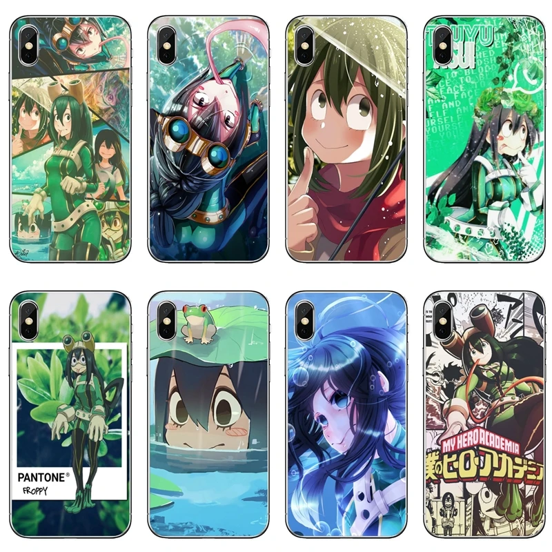 Asui Tsuyu аксессуары для моя геройская академия чехол телефона Samsung Galaxy M30 J8 J7 J5 Pro J6 J4