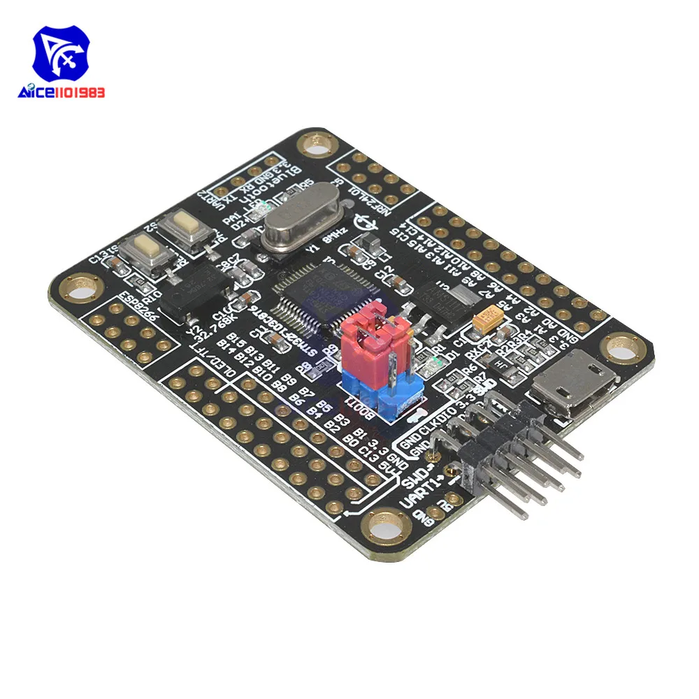 Mini STM32F103C8T6 системная макетная плата ARM STM32 51 модуль материнской платы WIFI ESP8266 NRF24L01