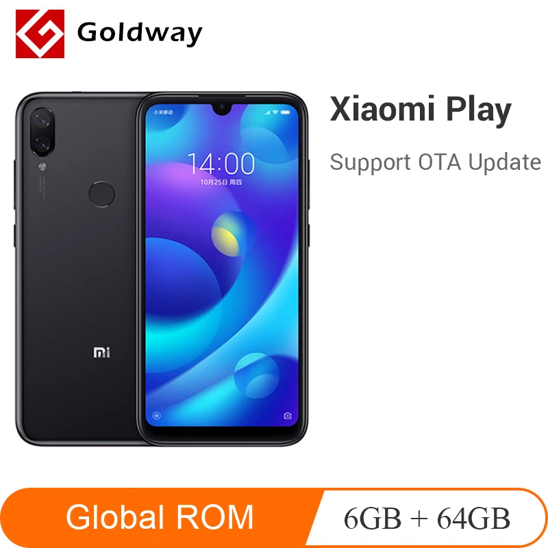 Глобальная ПЗУ Xiaomi Mi Play 6 ГБ ОЗУ 64 Гб мобильный телефон MTK Helio P35 Восьмиядерный 5 84