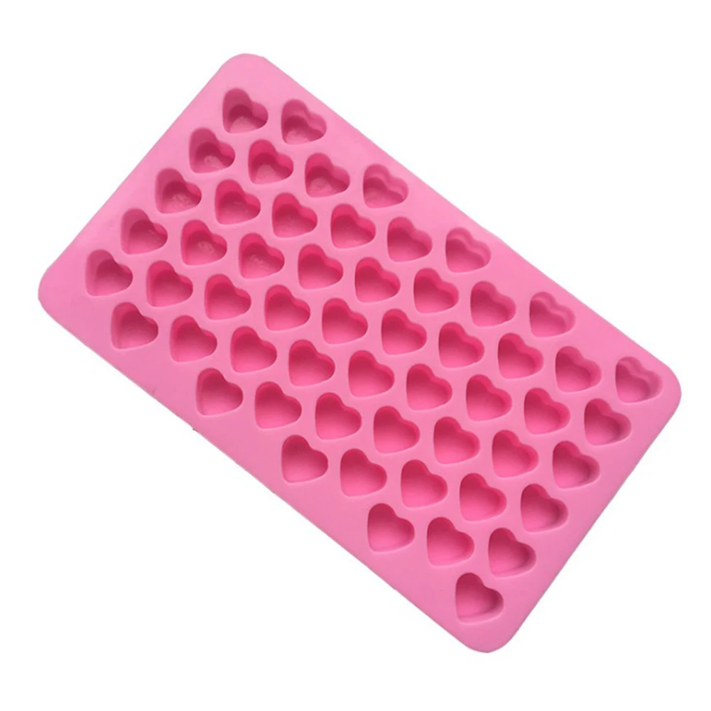 

55 Cavities Cake Mold Love Heart Shape Silicone Mold For Chocolate DIY Sweets Candy Molds Creative Ice Cream Mold Baking Tools