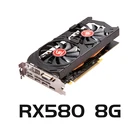 Игровая видеокарта Veineda RX580 8 ГБ DDR5 GPU rx 580 8 ГБ для ПК, игровая видеокарта для настольных игр, видеокарта для AMD Radeon