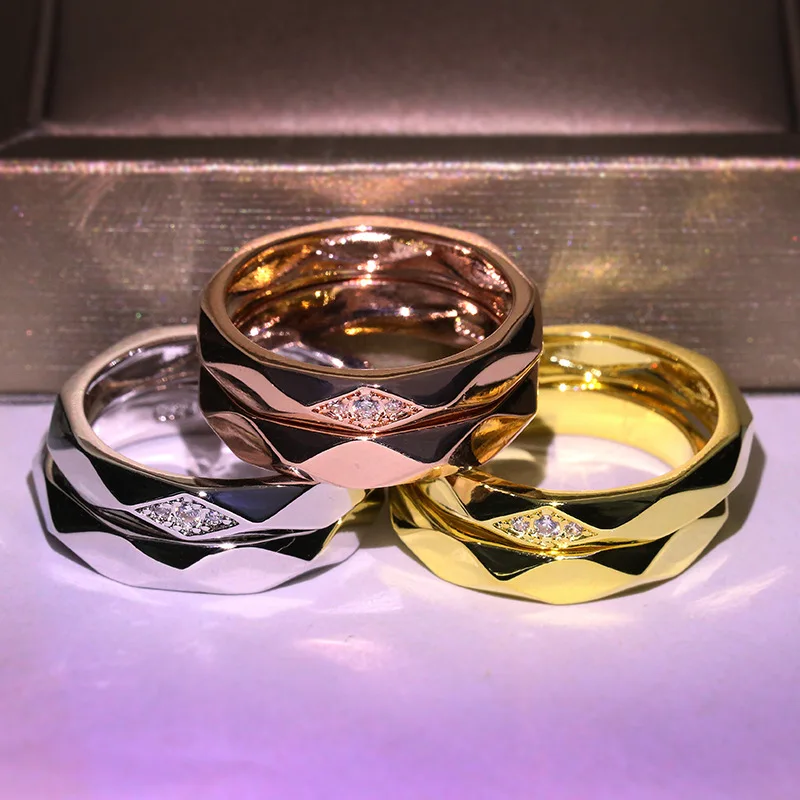 Женский набор колец с буквой символ любви гравировкой его королева и ее король