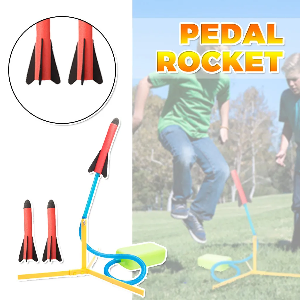 Игрушка ракетная пусковая установка 3 ракеты и 1 игрушка для игры ракетка