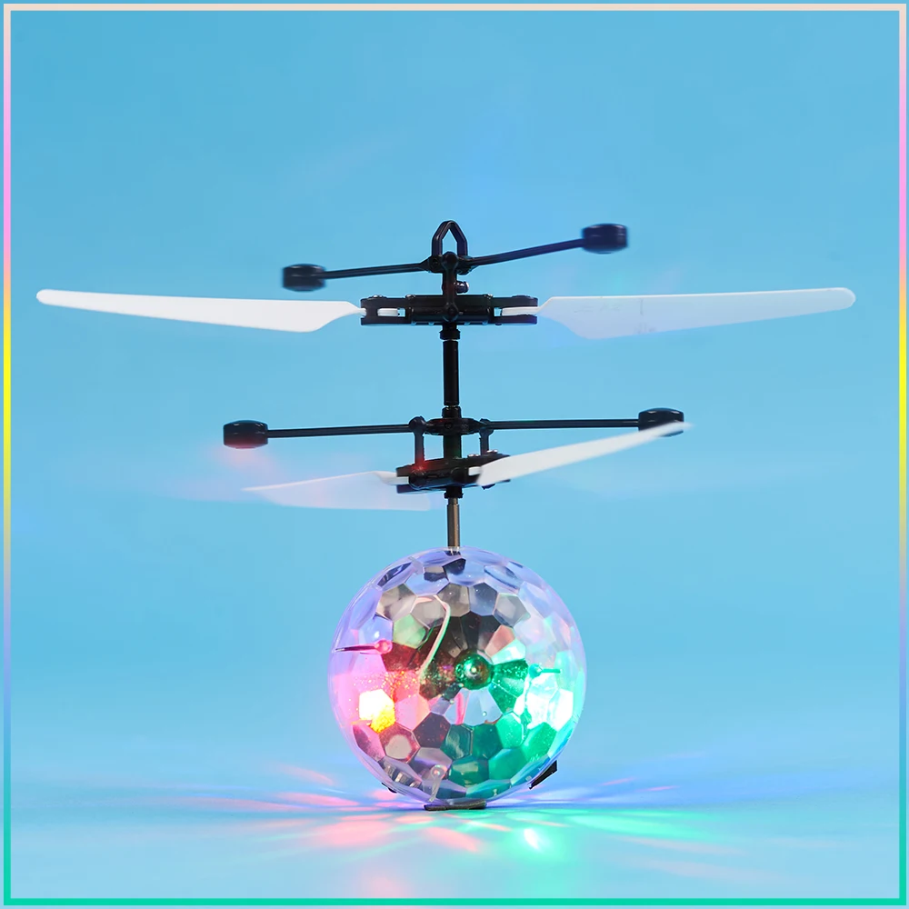 

2 pcs Flying Ball RC Simulator Remote Control Aircraft Toys for Children Kids Aviones a control remoto Luminous Kid Flight Ball