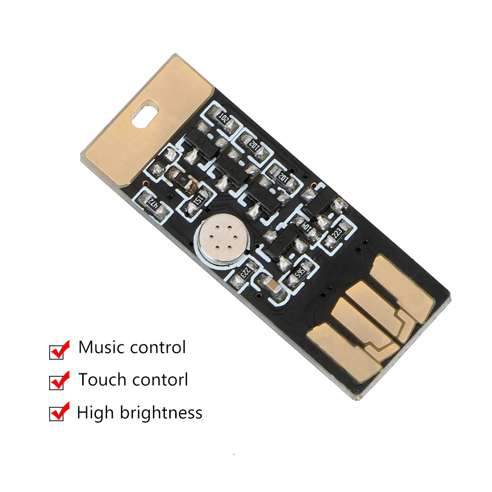 LEEPEE RGB с музыкальным ритмом светильник сенсорный экран и звук Управление