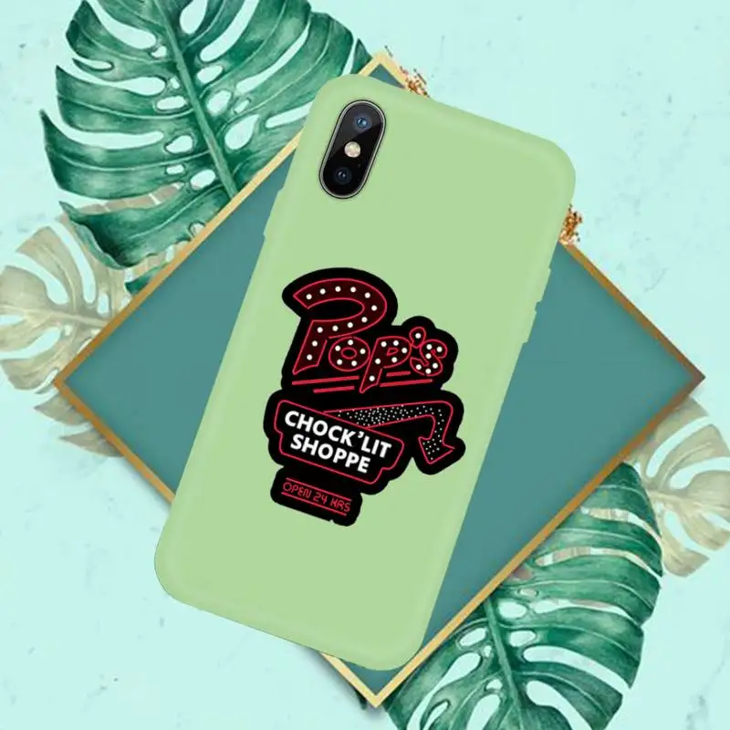 

Riverdale South Phone Case Green Candy Color for iPhone 11 12 mini pro XS MAX 8 7 6 6S Plus X SE 2020 XR