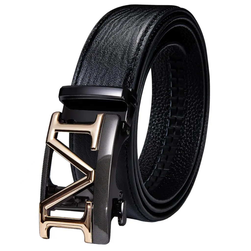 

Высокое качество, черные, коричневые мужские ремни из натуральной кожи, с автоматической пряжкой, ковбойский, Западный, мужской ремень, пояс...