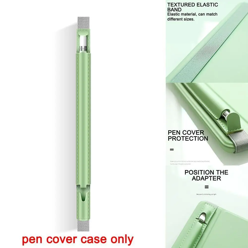 Pen Cover Case Leather For Pencil Screen Stylus Holder Cover Portable Pouch Protective Tablet Tablet Pen I4G6