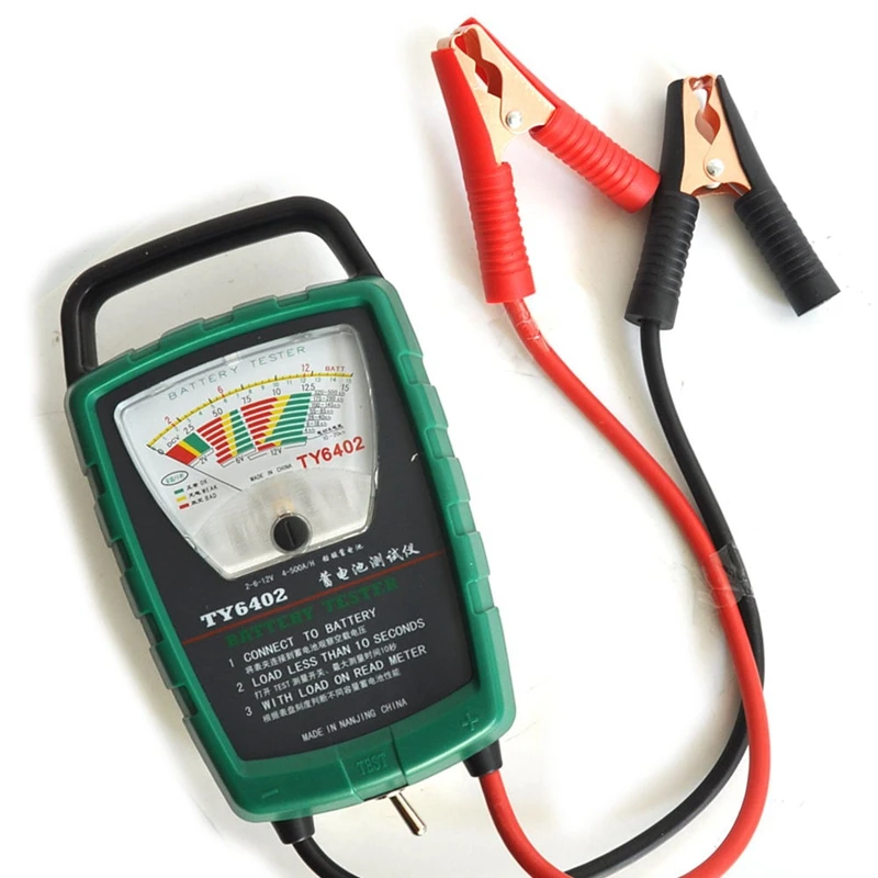 

Ty6402 500A 2V 6V 12V Automotive/Car Battery Tester/Alternator/Cranking Check Easy To Use