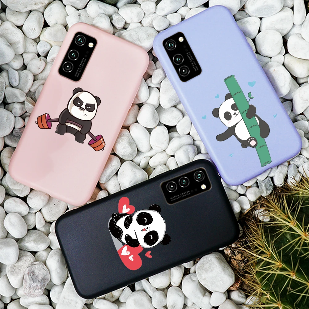 Чехол с пандой для Huawei Honor 10 Lite 20 Pro 9X View 30 V30 PRO силиконовый бампер P30 P Smart 2019 NOVA 5T |