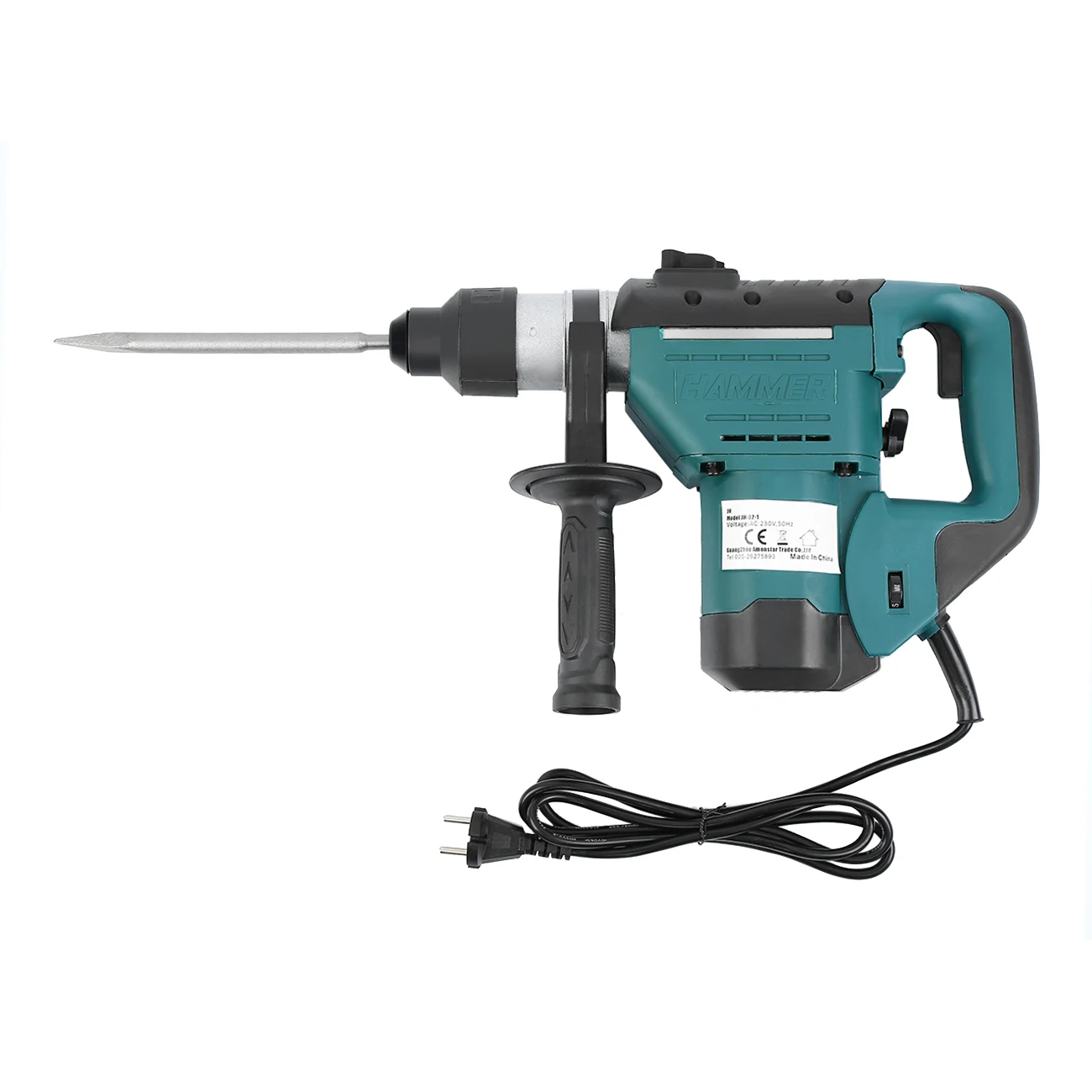 Набор промышленных электрических молотков 1050 Вт с аксессуарами для дрели