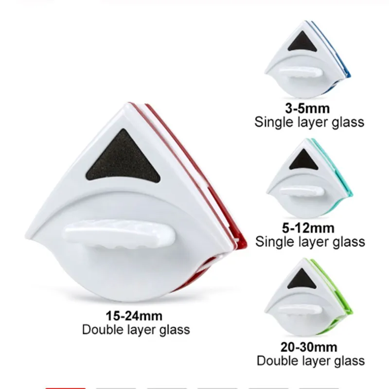 

Magnetische Ruitenwisser Glas Cleaner Brush Tool Double Side Magnetische Borstel Vensterglas Borstel Voor Wassen Huishoudelijke