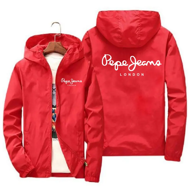 

2021 spring and summer new jacket men's street windbreaker hoodie zipper thin jacket men's casual jacket M-7XL