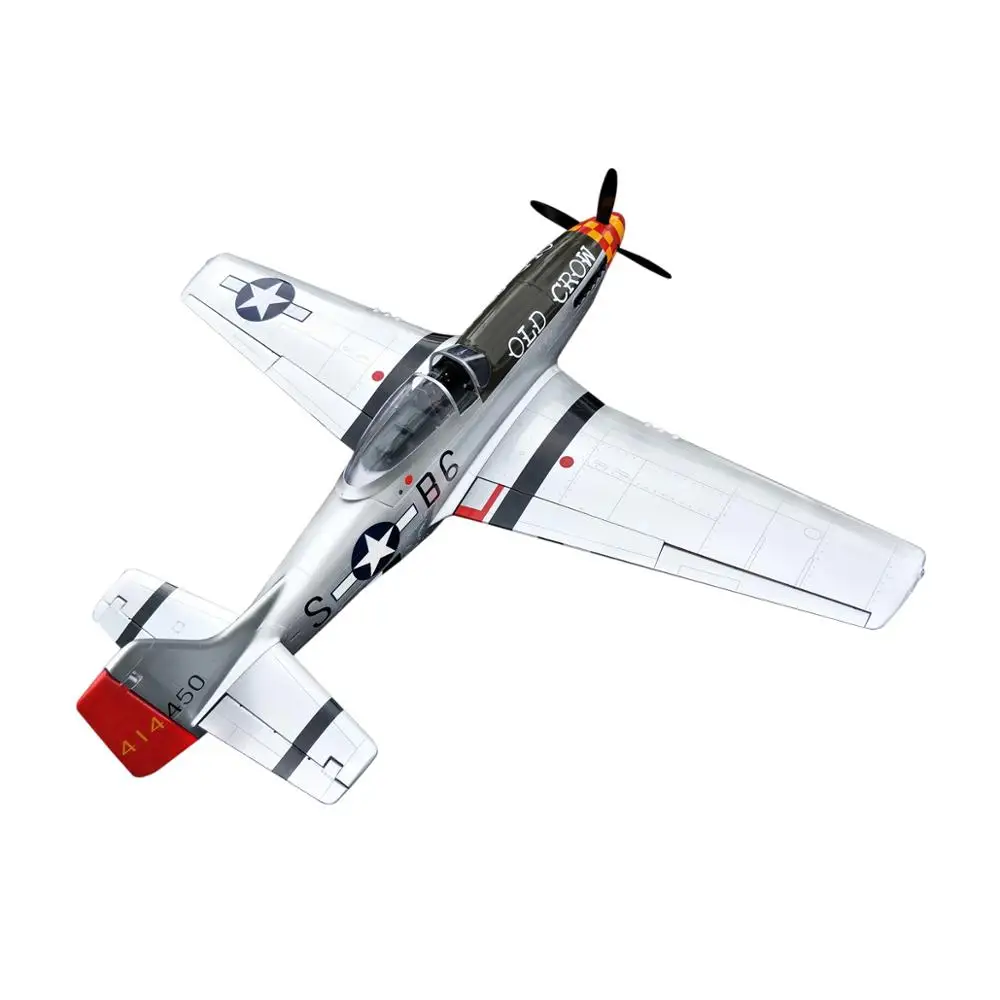 P51 68 &quotRC самолет с неподвижным крылом 20CC пробкового дерева бензиновая модель