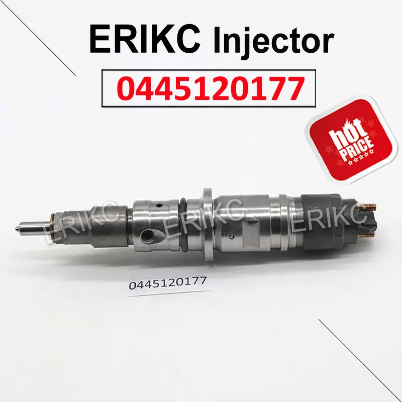 

ERIKC 0445120177 Excavator Genuine New Injector 0 445 120 177 Diesel Parts Fuel Injector 0445 120 177 For Bosch Dodge Cummins