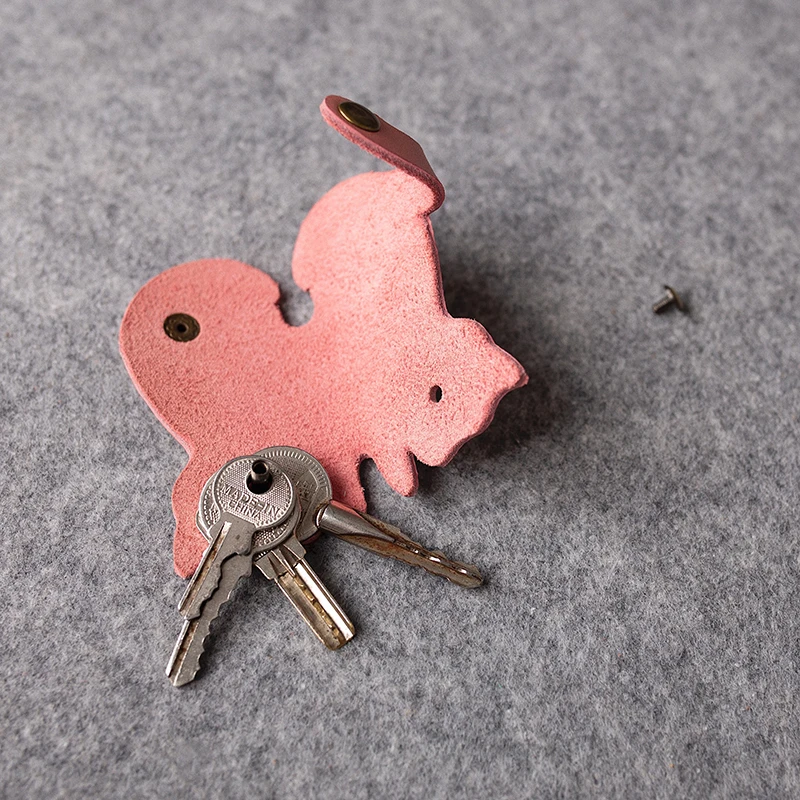 Умный брелок из натуральной кожи винтажный органайзер для ключей от дома