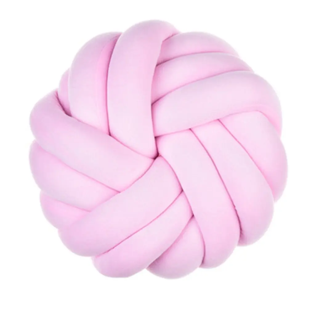 

Креативная плюшевая подушка ручной работы в скандинавском стиле с узлом, диванная подушка для спинки, Офисная Подушка, декоративные подушк...