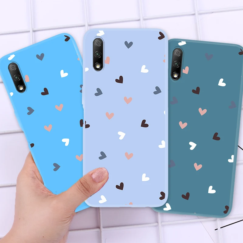 Чехол карамельных цветов с рисунком сердечек для Huawei Honor 10 Lite 10i 9 легкий мягкий
