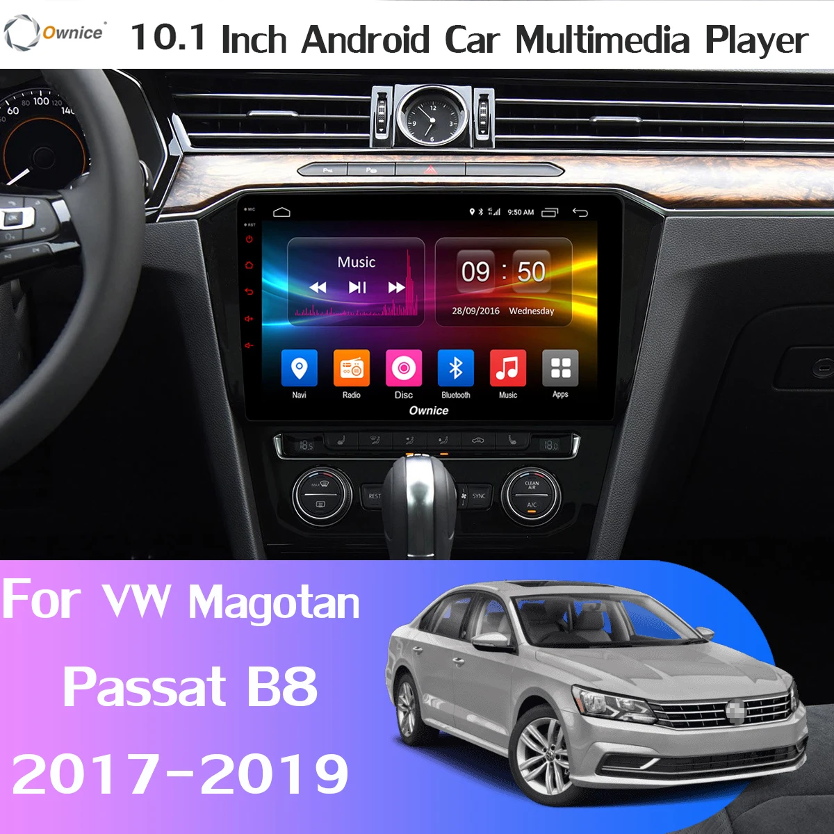 Автомобильный плеер 360 ° 4 × AHD камера 4G WiFi Android 9 0 Гб + 64 DSP SPDIF CarPlay для VW Passat B8 2017 2018 2019