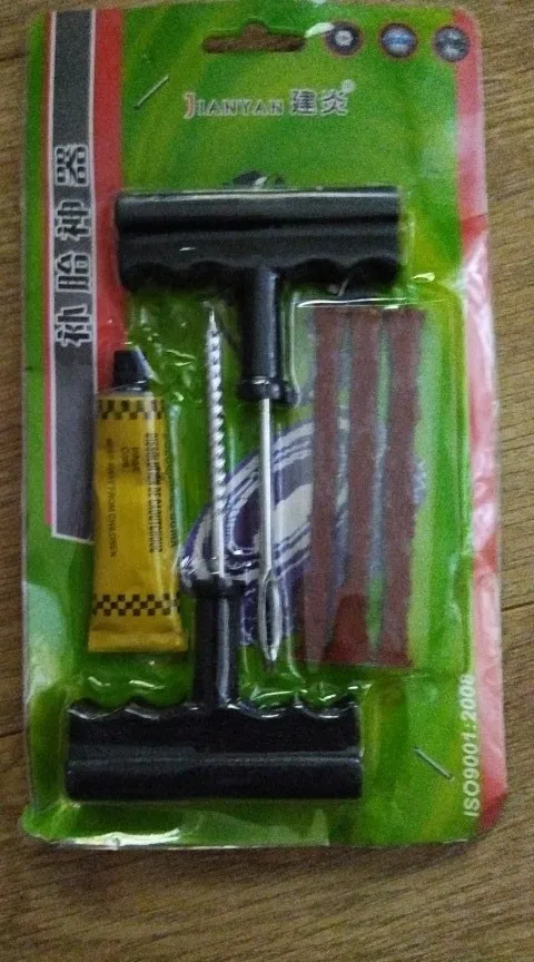 Car Tire Repair Tools Tubeless Tyre Puncture Plug Kit Needle Patch Fix Tool Cement Useful Sets Auto |