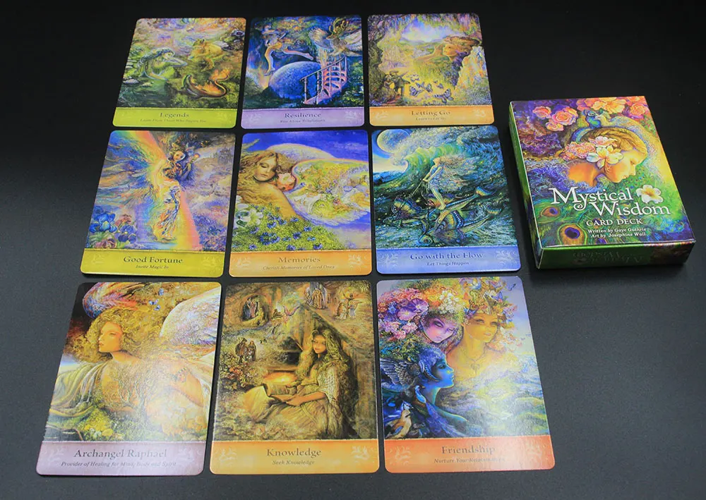 

The Oracle of Mytical Wisdom Tarot Deck Table Card Game for Adults and Children Fate Divination Playing Cards