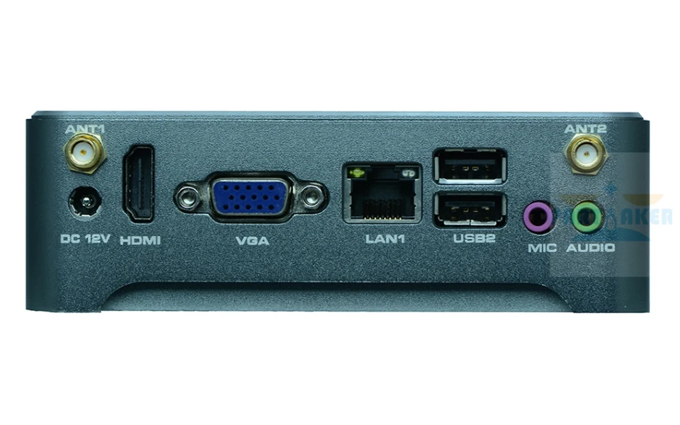 Причастником N1 Мини ПК Windows 10 Безвентиляторный Компьютер Intel J1900 N2805 i5 4210Y Nano Nuc Мини компьютер двойной Lan HDMI VGA VESA