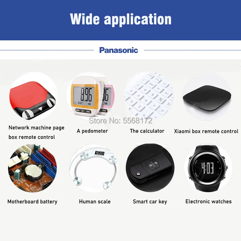 30 шт. Panasonic 100% оригинальный CR1620 кнопочный Аккумулятор для часов автомобильный