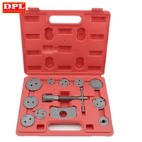 12pcsset universal car disc brake caliper rewind back brake piston compressor tool kit set for automobiles garage repair tools
