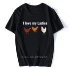 Забавная футболка с курицей, куриные фермеры, я люблю мою даму, о-образный вырез, лидер продаж, Мужская футболка из натурального хлопка, топы, футболки