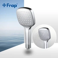 frap bathroom high pressure anion filter bath head spa shower head with switch onoff button rainfall water saving shower