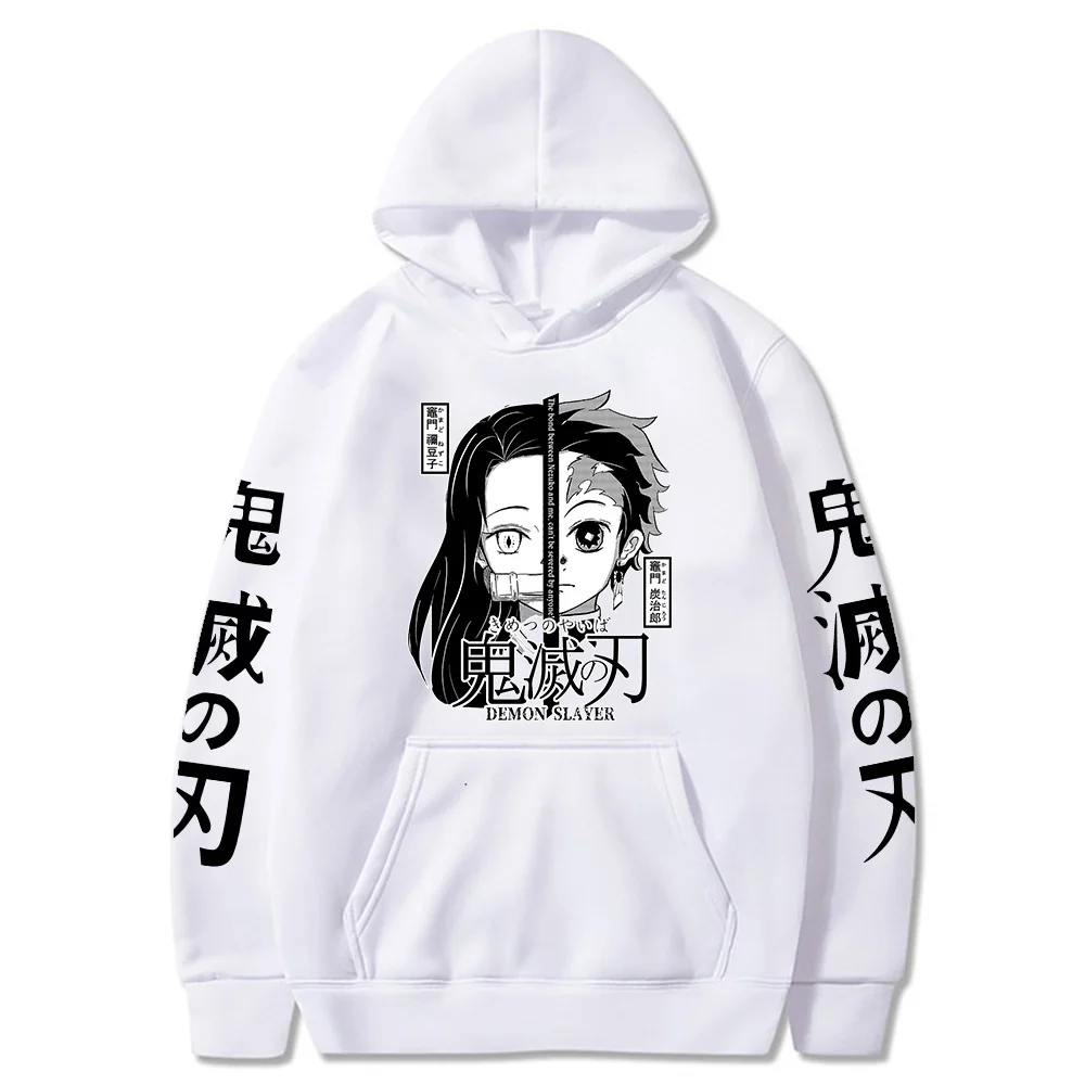 

Anime Demon Slayer Hoodies Harajuku Casual Kamado Nezuko Printed Hoodies Men Women Fashion Kimetsu No Yaiba Hoody Sweatshirt
