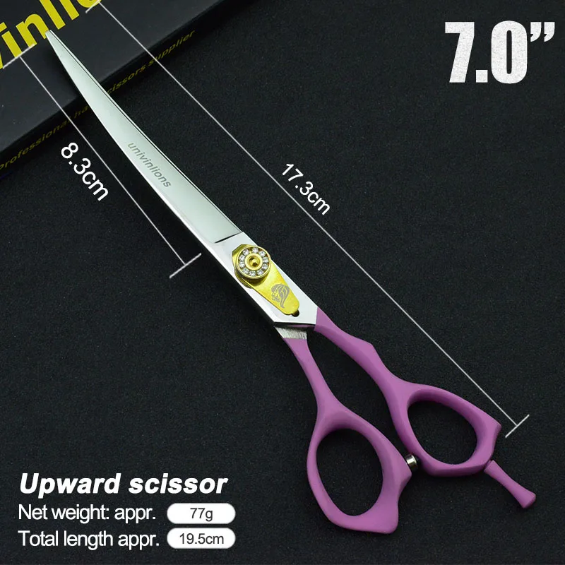 7&quot Pet Dog Gromming Scissors Kit Cutting for High Quality Straight &amp Thinning Curved Stainless Steel | Красота и здоровье