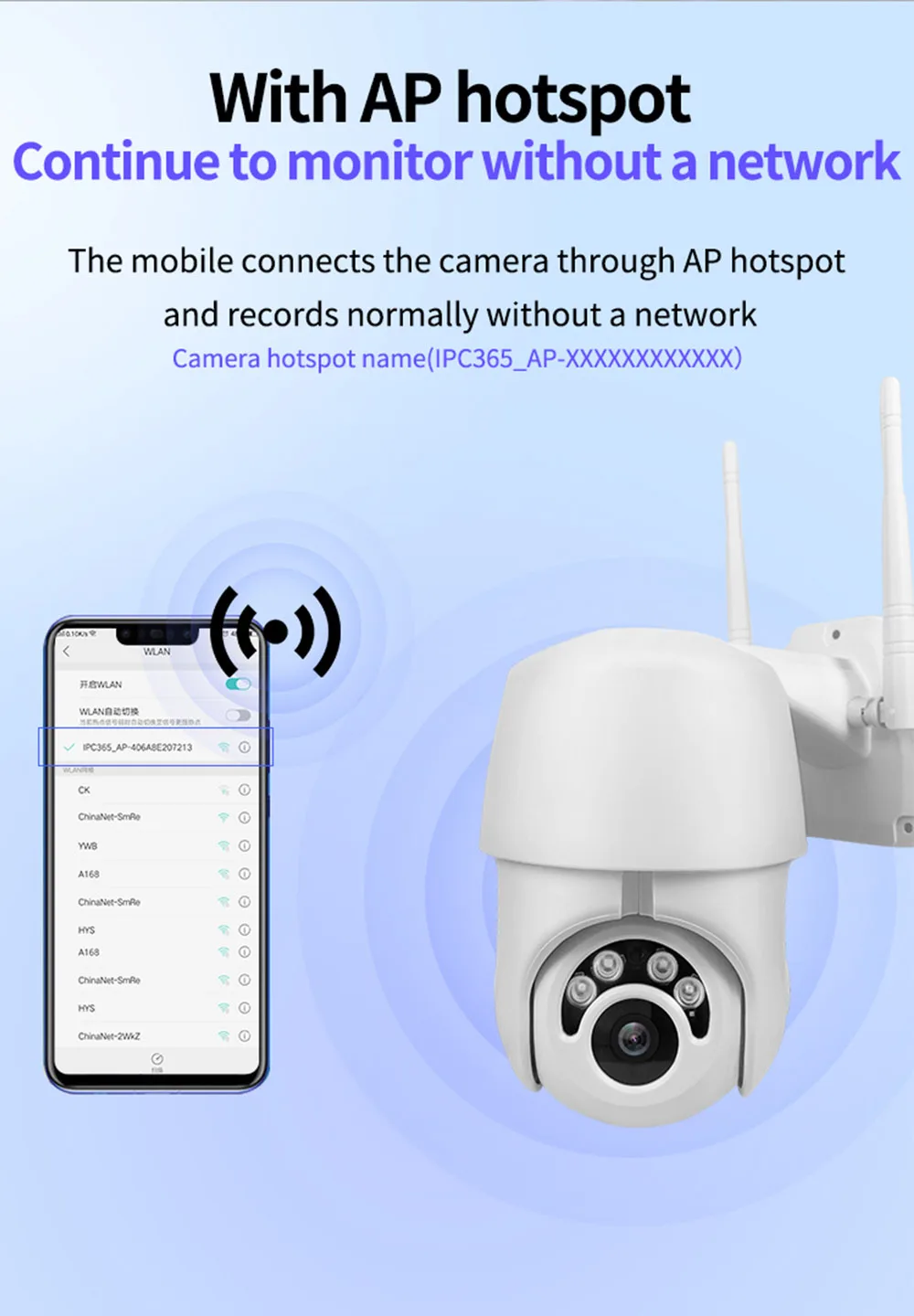 Комплект видеонаблюдения комплект ip-камер WiFi камера 1080P двухстороннее аудио ночное видение беспроводная CCTV камера система безопасности комплект