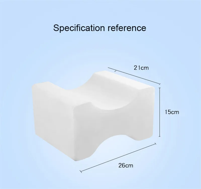 Memory foam Knee Leg + a extra cover Pregnancy pillow Side Sleeping Sciatica Back Hip Joint Pain Relief Thigh Support Pillow | Дом и сад