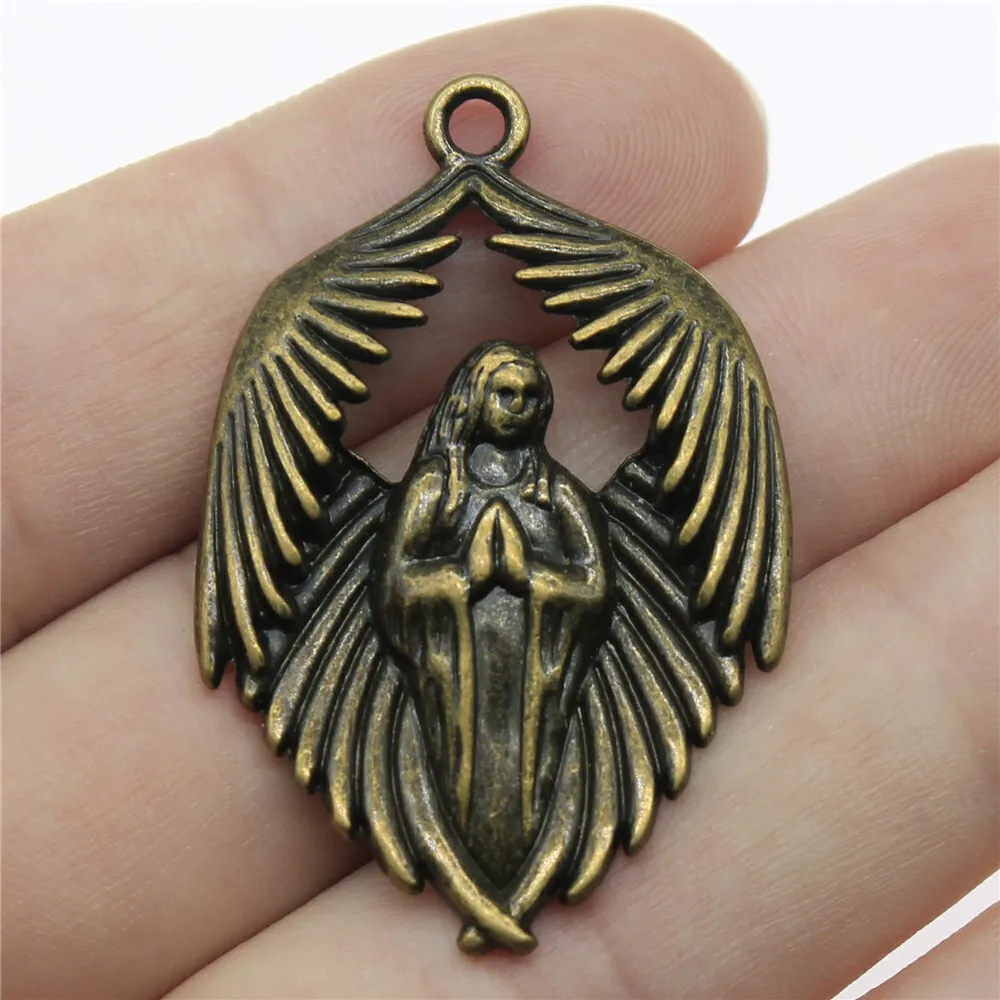 4 шт. Подвески в виде ангела-хранителя подвески крыльев Ангела-хранителя для