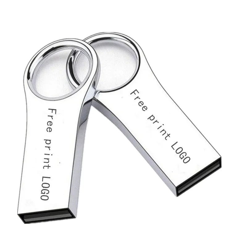 

Hot Sale Usb Flash Drive 64Gb Metal Pen Drive 128Gb Flash Memory Stick 32Gb 16Gb 8Gb 4Gb Pendrive Memoria Usb Free Custom Logo